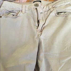 Light washed pink jeans